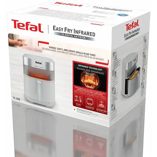 Мультипіч Tefal Easy Fry Infrared 2020 Вт світло-сіра (EY831GE0) - фото 5