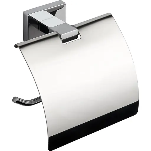 Держатель туалетной бумаги с крышкой VBI Mercury chrome VBI-040213CH Хром - фото 1