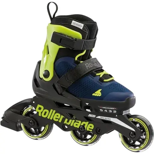 Ролики Rollerblade Microblade 3WD 36.5-40.5 Pacific Blue/Lime (1012-07221700-159-36.5-40)
