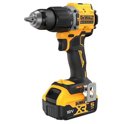 Дрель-шуруповерт DeWalt безщеточная ударная XR Li-Ion 18 В 5 Ач (DCD799P2T) - фото 5
