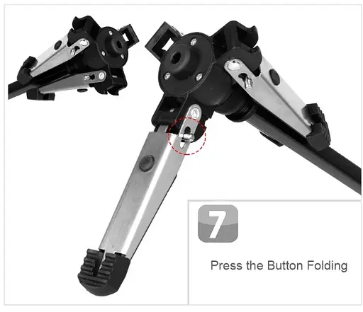 Профессиональный компактный монопод Yunteng VCT-288 (Оригинал) - фото 5