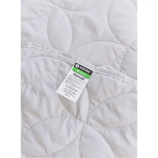 Набір Sonex Hawaii: покривало двостороннє 240х220 см + наволочка 70х50 см 2 шт. світло-сірий (SO102526) - фото 9