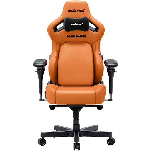 Крісло геймерське Anda Seat Kaiser 4 V2 Size XL до 180 кг ігрове Orange PVC (AD12YDDC-XLL-20-O-PV/C-03) - фото 3