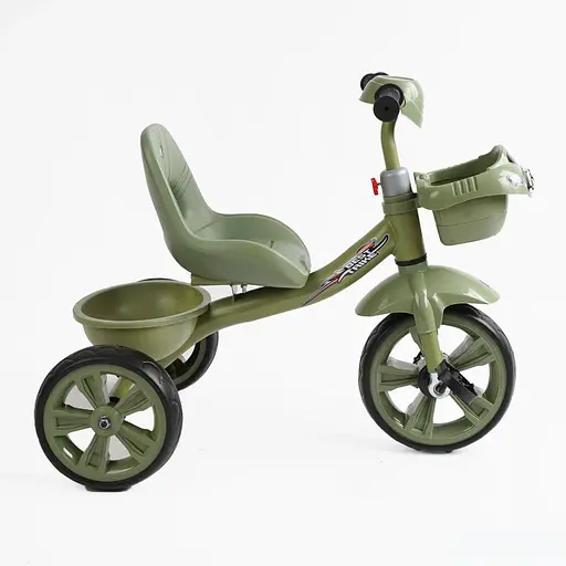 Детский трехколесный велосипед Best Trike BS-60417 со светом и музыкой зеленый - фото 3