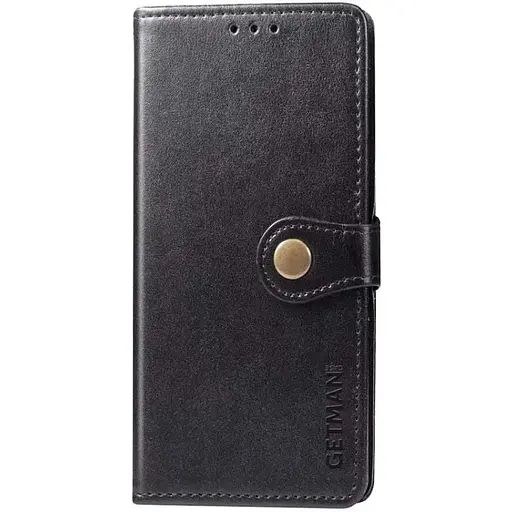 Чохол-книжка Getman Gallant (PU) для Xiaomi Redmi Note 12 4G шкіряний чорний - фото 1