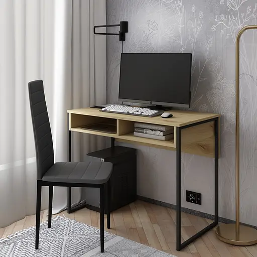 Стол письменный Doros Барт Дуб Эвок с полкой 100х55х78.1 (41510114)