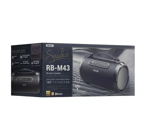 Беспроводная колонка Remax RB-M43 bluetooth (black) - фото 6
