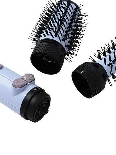 Фен-щетка IPARAH P-269R мультистайлер 2-в-1 для сушки и укладки волос, керамическое покрытие, 3 режима работы, голубой - фото 5