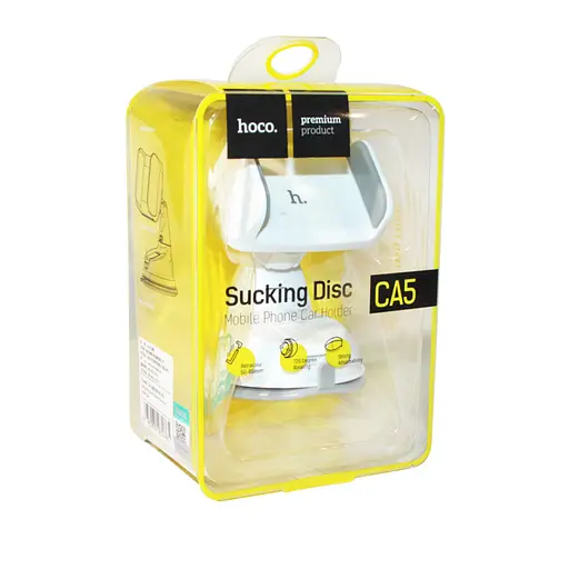 Холдер Hoco CA5 Suction vehicle Holder Серый - фото 2