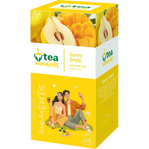 Чай зелений Tea Moments Sunny Smile 22 шт. x 1.8 г