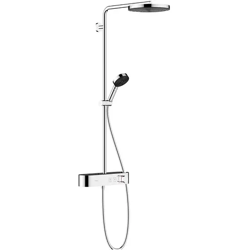 Душова система Hansgrohe Pulsify Showerpipe 260 1jet з термостатом Chrome 24220000, Хром - фото 1
