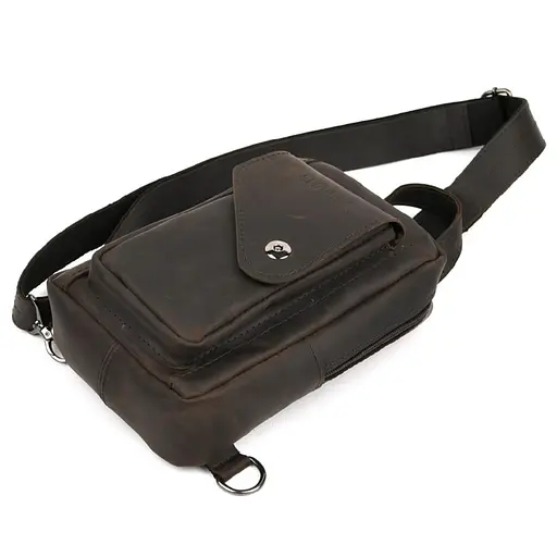 Мужской нагрудная сумка слинг рюкзак на одно плечо LIMARY 29х16х8 см sum0028202 - фото 4