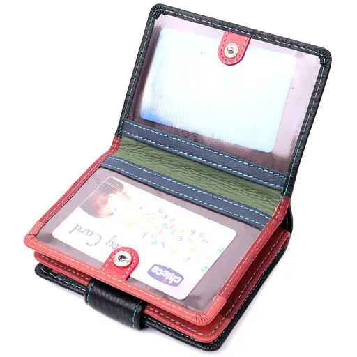 Вертикальный небольшой женский кошелек из натуральной кожи ST Leather 9.5х11.5х2.5 см acs0032278 - фото 7