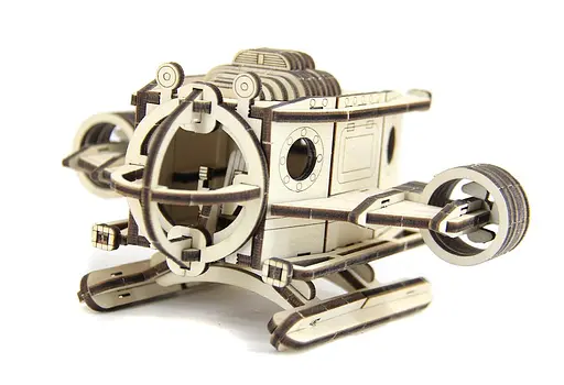 Дерев'яний конструктор "Батискаф " 79 деталей - фото 5