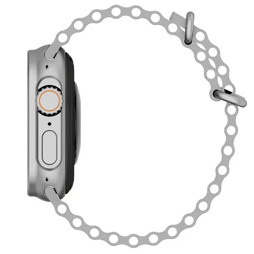 Смарт-часы LEMFO X9 Call с SIM-картой силиконовый ремешок Silver (16724) - фото 4