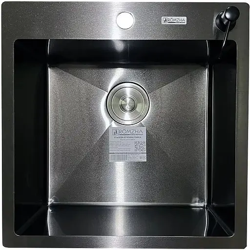 Кухонна мийка Romzha Arta U-450S BL - фото 2