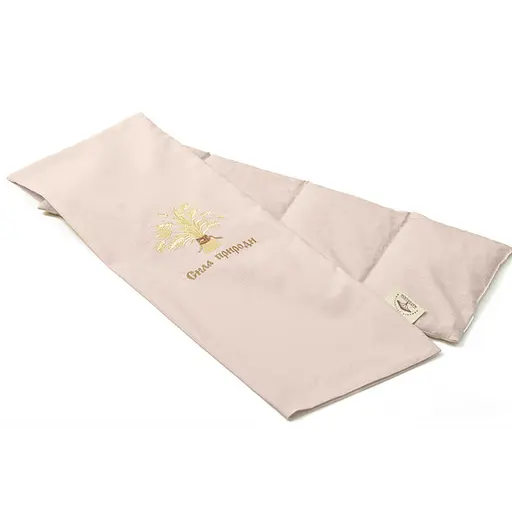 Подушка грелка Ideia с пшеничным зерном вышивкой многоразовый тепловой компресс 19x50 см (8-35110) - фото 4