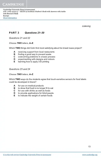 Cambridge Practice Tests IELTS 19 Academic with Answers With Audio with Resource Bank - фото 6