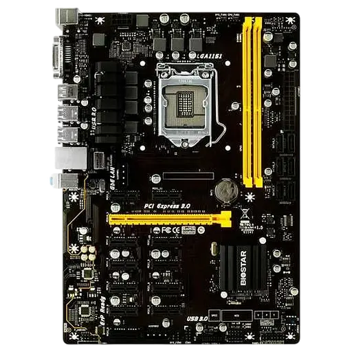 Материнська плата Biostar TB250-BTC PRO V6 1151v1 (TB250-BTC PRO V6) Б/В - фото 2