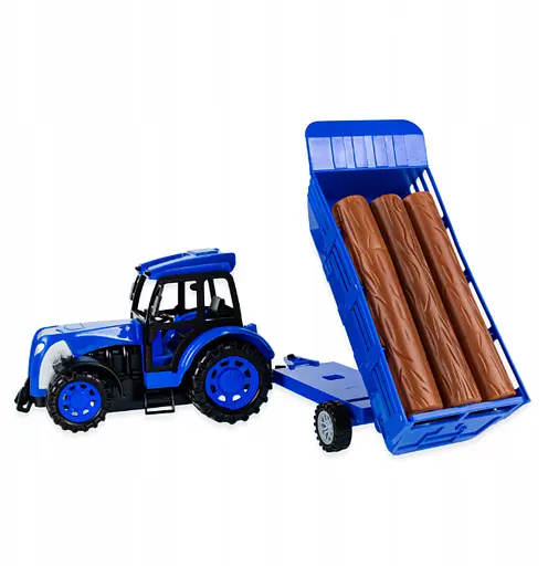 Трактор на радіокеруванні з причепом акумулятор 48 см - фото 5