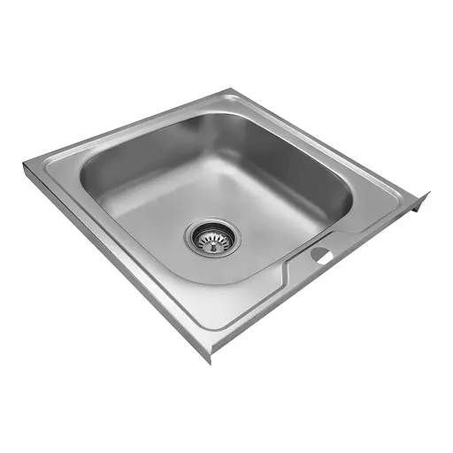 Кухонная мойка Kroner KRP Satin - 5050 (0,6 мм) (CV022819) - фото 2