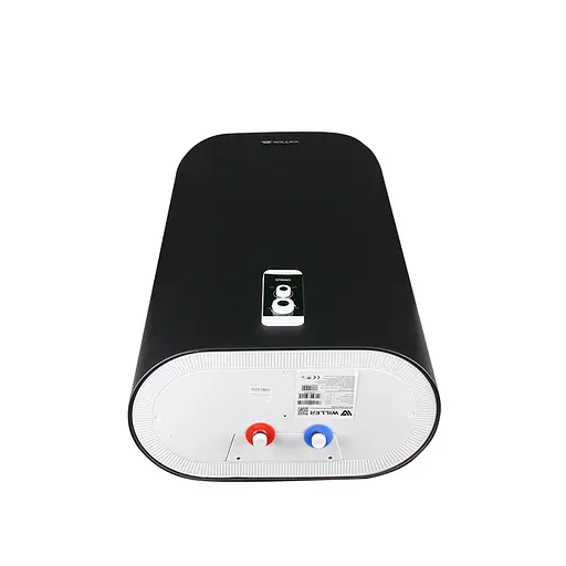 Водонагреватель Willer Spring, 2 кВт, мокрый ТЭН, 80 л, прямоугольный, универсальный, черный (EVH80R) - фото 4