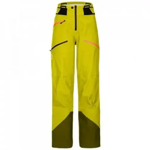 Штаны ж Ortovox 3L Deep Shell Pants W L Желтый (1054-025.001.0114)