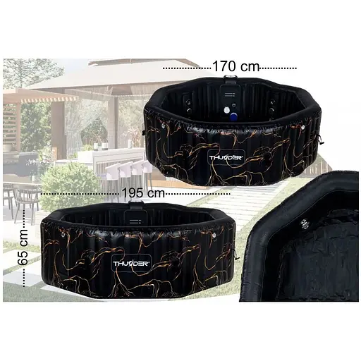 Джакузи-SPA надувное Thunder LAVA 6-местное - фото 7