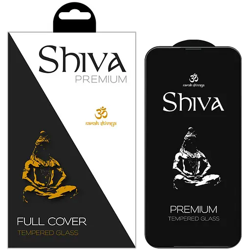 Защитное стекло Shiva Full Cover для Apple iPhone 14 Pro Max 6.7 Черный