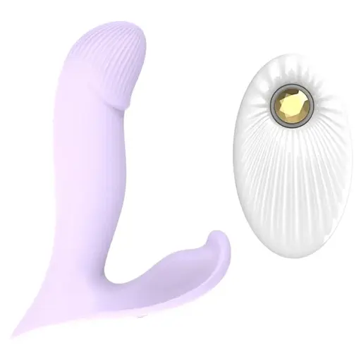 Вібратор для точки G і клітора I’MCUM DualWave Pro з дистанційним керуванням і режимом поштовхів Лавандовий (IM-KCD011) - фото 8