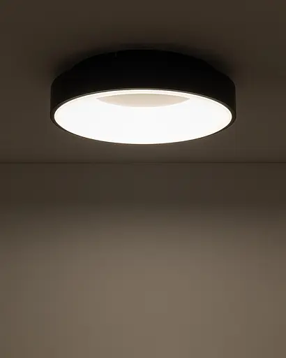 Світильник стельовий Nowodvorski 11206 Nikki Round LED 1x32W 3000K 2600Lm IP20 чорний - фото 2