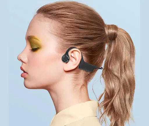 Беспроводные костные наушники Paramita DG06 спортивные с влагозащитой 8 Гб синий - фото 13