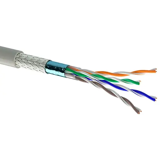 Кабель Одескабель КПВонг-HFЕО-ОП (200) 4*2*0,51 (SF/UTP-cat.5E LSOH), CU, экран., для внутр. работ, 305м.