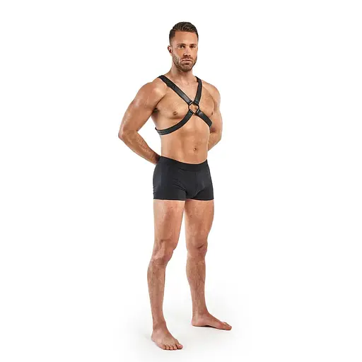 Портупея Bedroom Fantasies Lionel High Halter - Black - фото 5