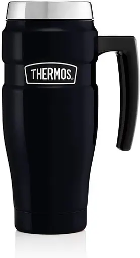 Термокружка с ручкой Thermos Stainless King Travel Midnight Blue 470 мл (160030) - фото 2