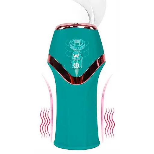 Автоматический вибромастурбатор Xuanai 12 режимов Черный K0733-1 - фото 4