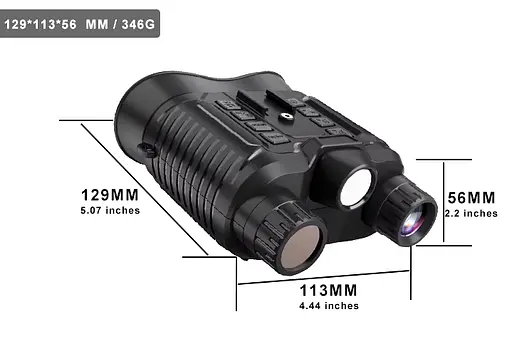 Цифровой бинокль ночного видения NV8161 (до 400м в темноте) 1080P HD 8X с креплением FMA L4G24 и картой 128Гб - фото 5