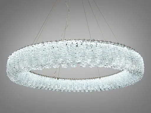 Підвісна люстра Diasha 505 з LED освітленням хром 48Вт - фото 1