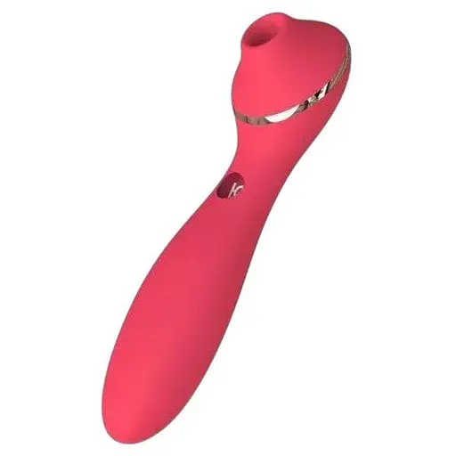 Вакуумный вибратор KisToy Polly Plus Violet Red