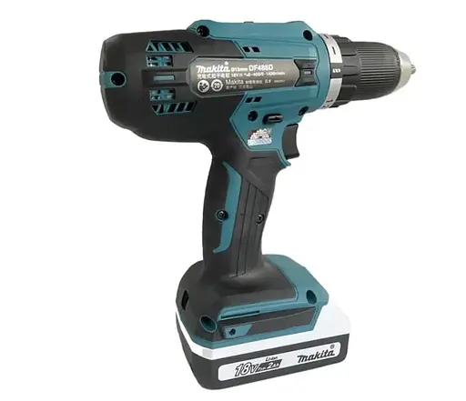 Шуруповерт-дриль Makita DF488D004 акумуляторний 18В - фото 3