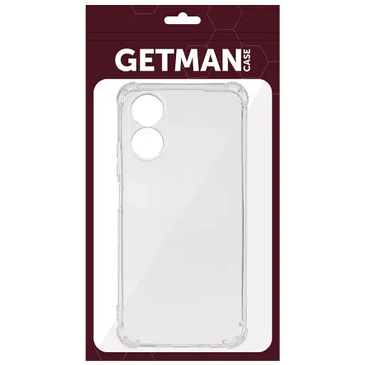 TPU чохол Getman Ease logo посилені кути Full Camera для Oppo A38 / A18 Безбарвний (прозорий) - фото 5