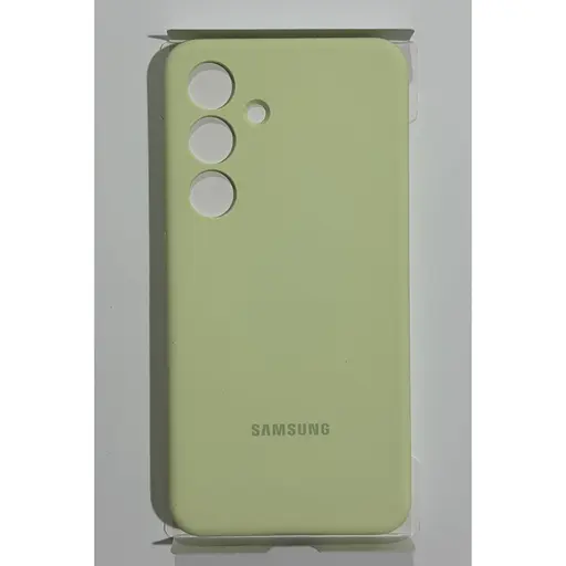 Оригінальний силіконовий чохол Samsung Silicone Case для Samsung Galaxy S24 Plus (S926) Light Green EF-PS926TGEGWW - фото 2