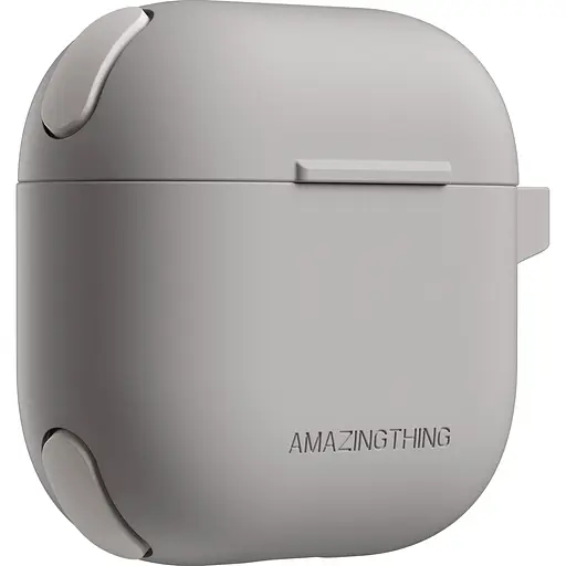Чехол AmazingThing Omni GripClip Case для Apple AirPods 4 Titan Grey (APRO4OMGY) [131105] - фото 2