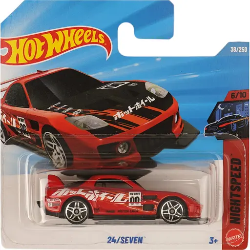Базова машинка Hot Wheels Naghtspeed 24/Seven червона (5785) JJJ09-N521 - фото 1