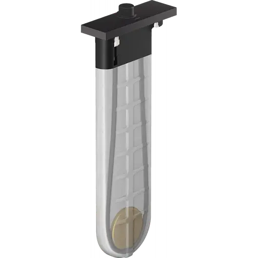 Внешняя часть с прямоугольной розеткой sBox 28010670 черный матовый - фото 1