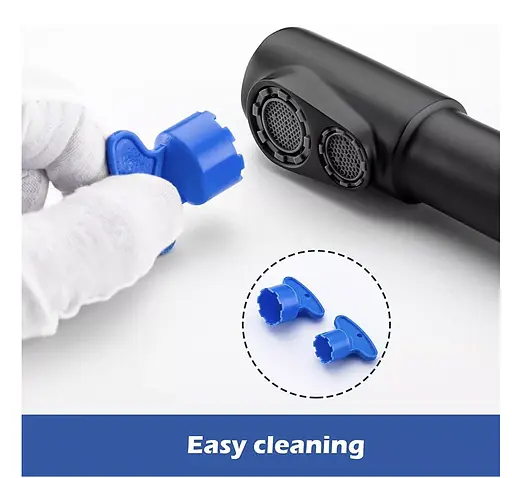 Змішувач для кухні на дві води Wezer EKO4C-01 сталь Графітовий хром - фото 2