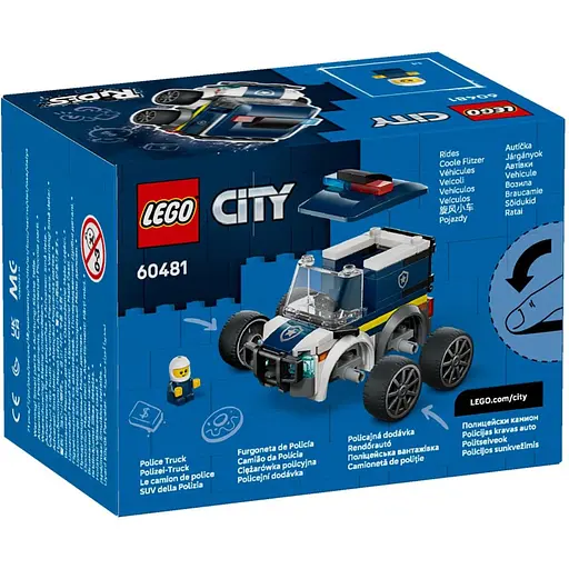 Конструктор LEGO City Автомобили - Полицейский грузовик 71 деталь (60481) - фото 8