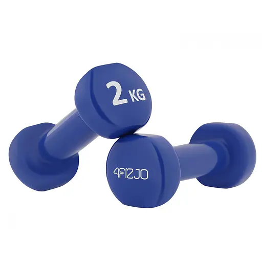 Гантели виниловые 4FIZJO 2 x 2 кг 4FJ0195 (P-5907739311979) - фото 1