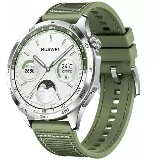 Smart Watch Huawei GT 4 46mm Green (Woven Strap) UA - фото 2