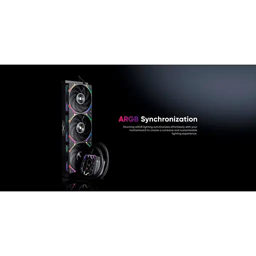 Система водяного охлаждения 1stPlayer X-360 Black (X-360-BK) [143321] - фото 6